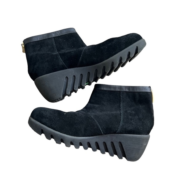 Cougar - Suede Waterproof Platform Wedge Ankle Winter Boot Sz 9 - Picture 10 of 10